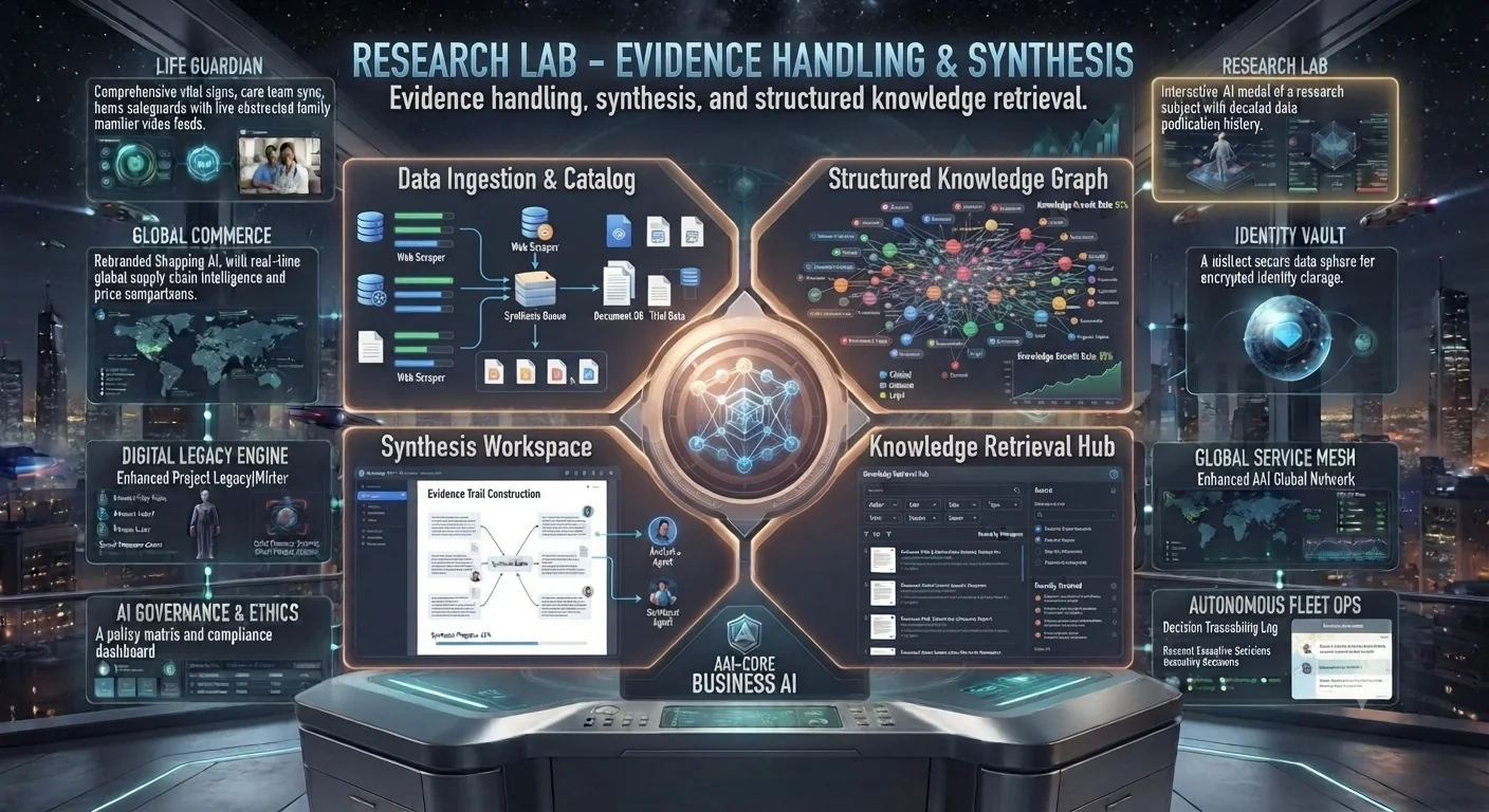 Research Lab interface concept